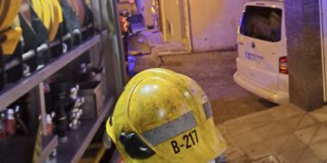 Fire in multi-storey building in Arrecife