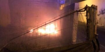 Fire in hotel