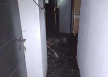 Hotel partly evacuated after fire