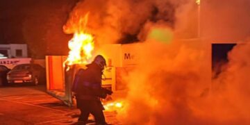 Six rubbish bins set on fire in Puerto del Carmen
