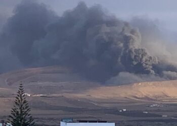 Large fire breaks out at Zonzamas dump