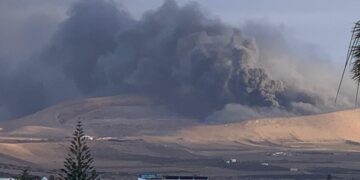 Large fire breaks out at Zonzamas dump