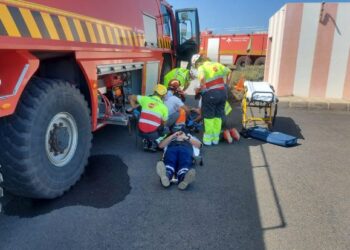 Airport crash simulation