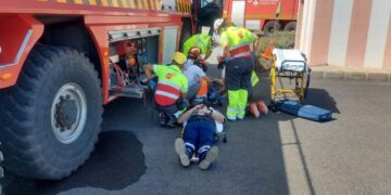 Airport crash simulation