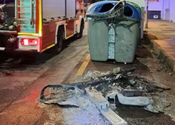 Numerous container fires in Arrecife