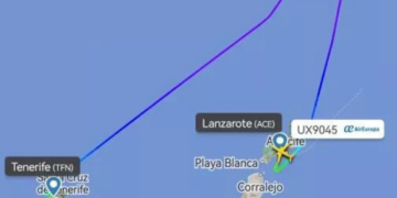 Flight diversion to Lanzarote