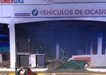Abandoned Fumergas station burned again