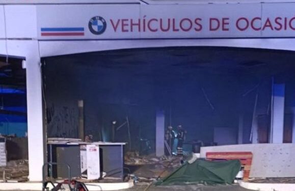 Abandoned Fumergas station burned again