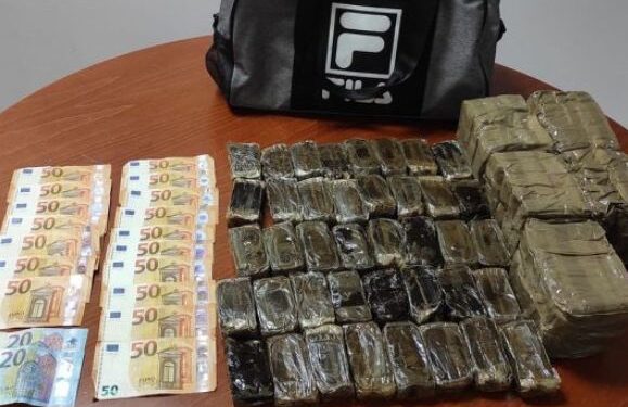 Man arrested with 8 kilos of hashish