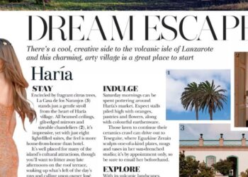 Hello! Magazine feature article on Haria