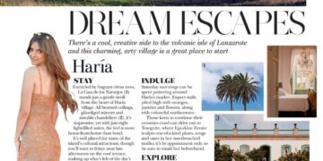Hello! Magazine feature article on Haria