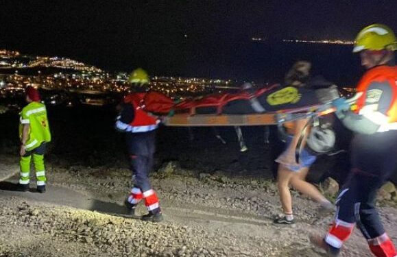 Hiker rescued in Playa Blanca
