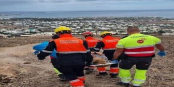 Hiker rescued in Playa Blanca