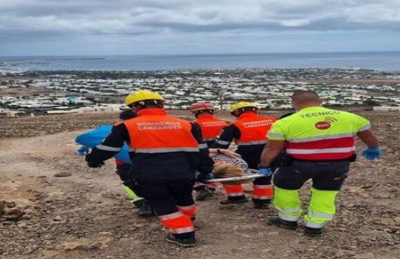 Hiker rescued in Playa Blanca