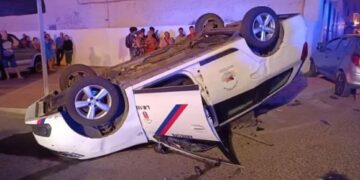 Three injured in car rollover