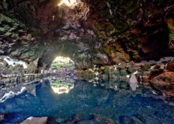 Outrage at tourists swimming in Jameos del Agua