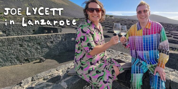Comedian Joe Lycett films travel show episode on Lanzarote