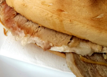 Sandwich complaint bust-up