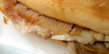 Sandwich complaint bust-up
