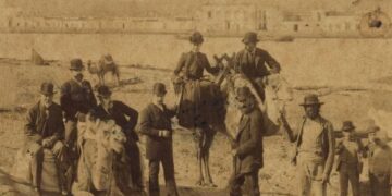 Lady on a camel