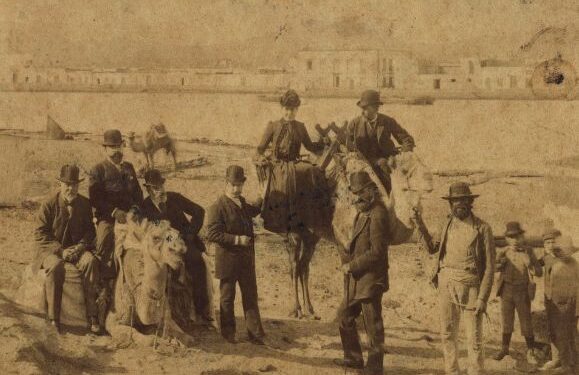 Lady on a camel