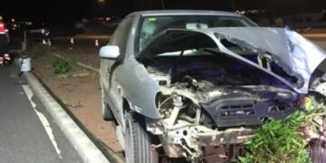 Second lamppost crash in Playa Blanca