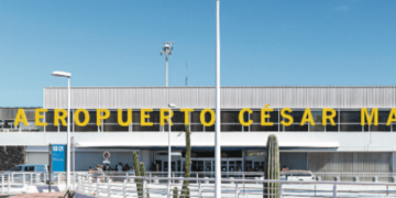 Last month at the Lanzarote Airport