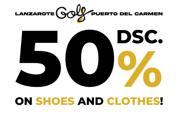 50% discounts at Lanzarote Golf