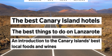Lanzarote features in Insider magazine