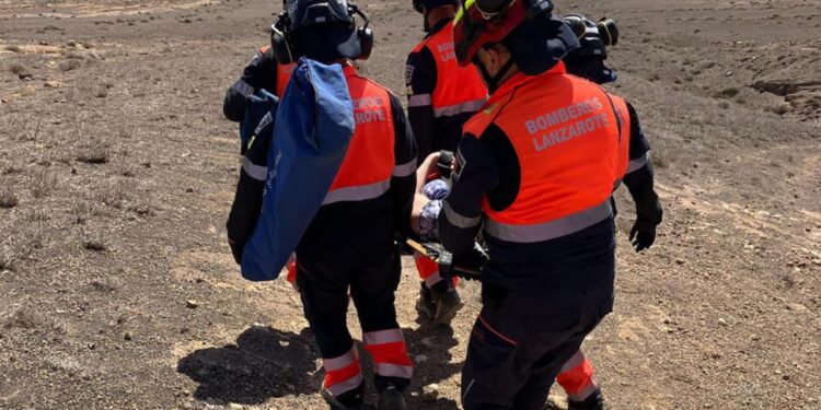 71-year-old woman rescued at Las Grietas