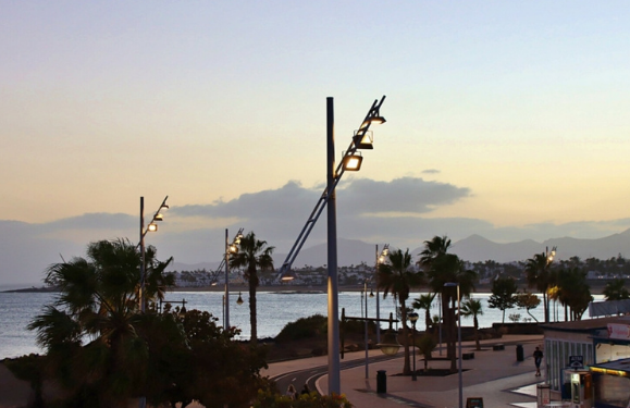 LED streetlights installed in Puerto del Carmen