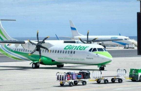 First flight from Madeira