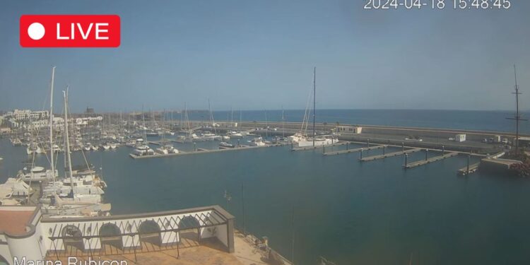 New webcams at the Marina Rubicon in Playa Blanca
