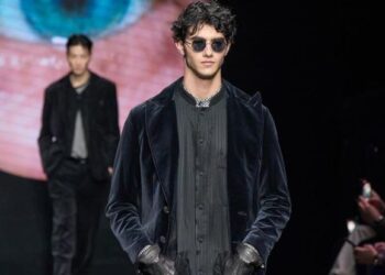 Lanzarote local features on Giorgio Armani catwalk
