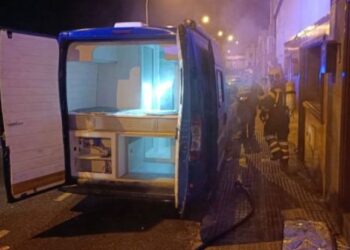Motorhome fire