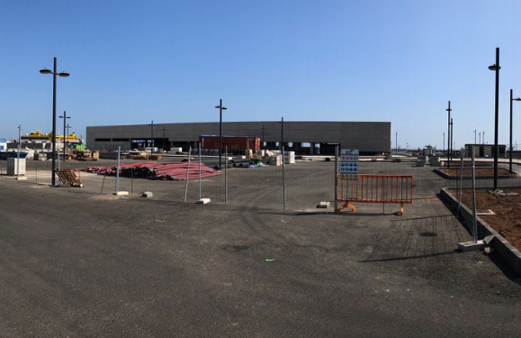 A closer look at the Playa Blanca port