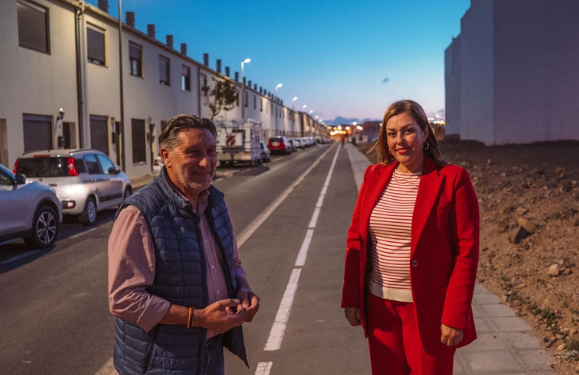 New streetlights in Argana Alta