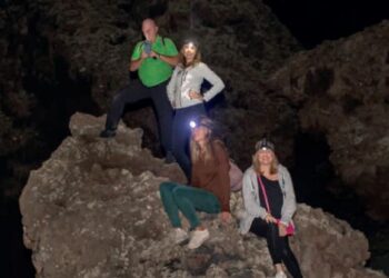 Volcán del Cuervo night walk