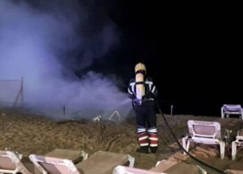 Nine minors arrested for the sun lounger fires in Costa Teguise