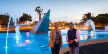 Parque Temático fountain restored in Arrecife