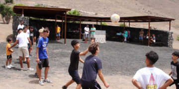Enjoying the new Yaiza picnic area