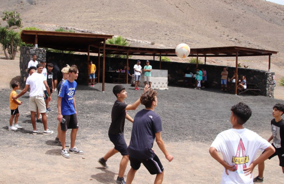 Enjoying the new Yaiza picnic area