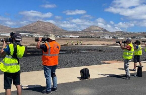 Plane spotting at Arrecife airport