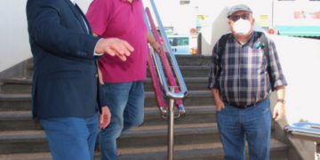 Playa Blanca stairs and ramps