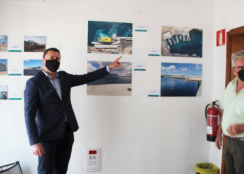 Playa Blanca port exhibition