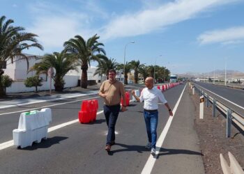 Playa Honda underpass begins