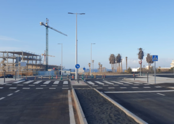 New road in Playa Blanca
