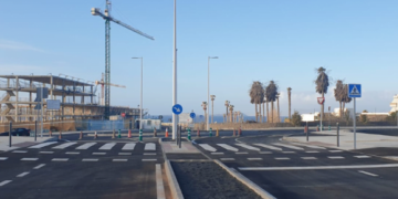 New road in Playa Blanca