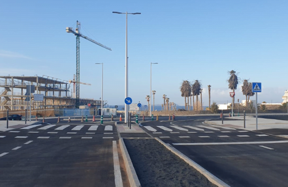 New road in Playa Blanca