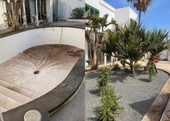 From a pool to a garden